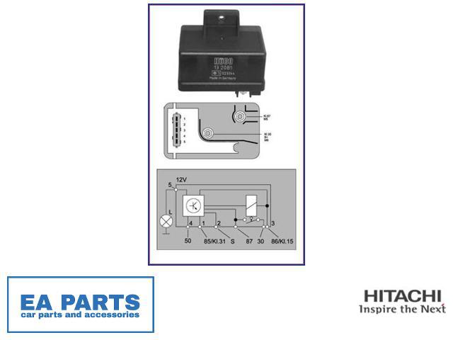 Relay, glow plug system for ALFA ROMEO CITROËN FIAT HITACHI